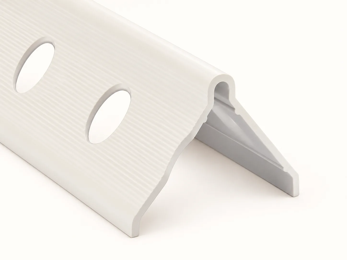 Baguette intérieure PVC pour finition plâtre