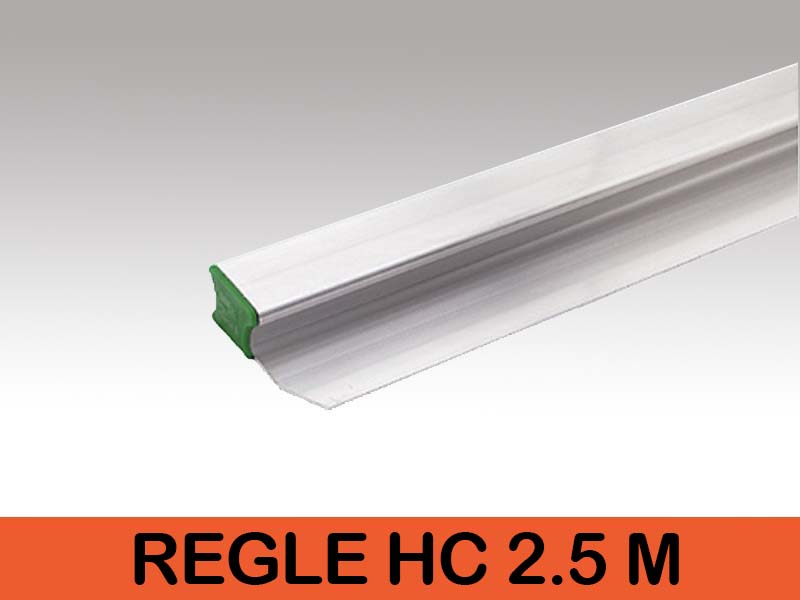 Règle en H 2.5 m pour enduits projetés
