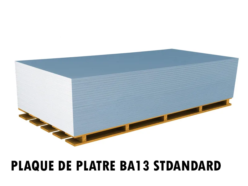 PLAQUE DE PLATRE BA13 STANDARD — Verdanove